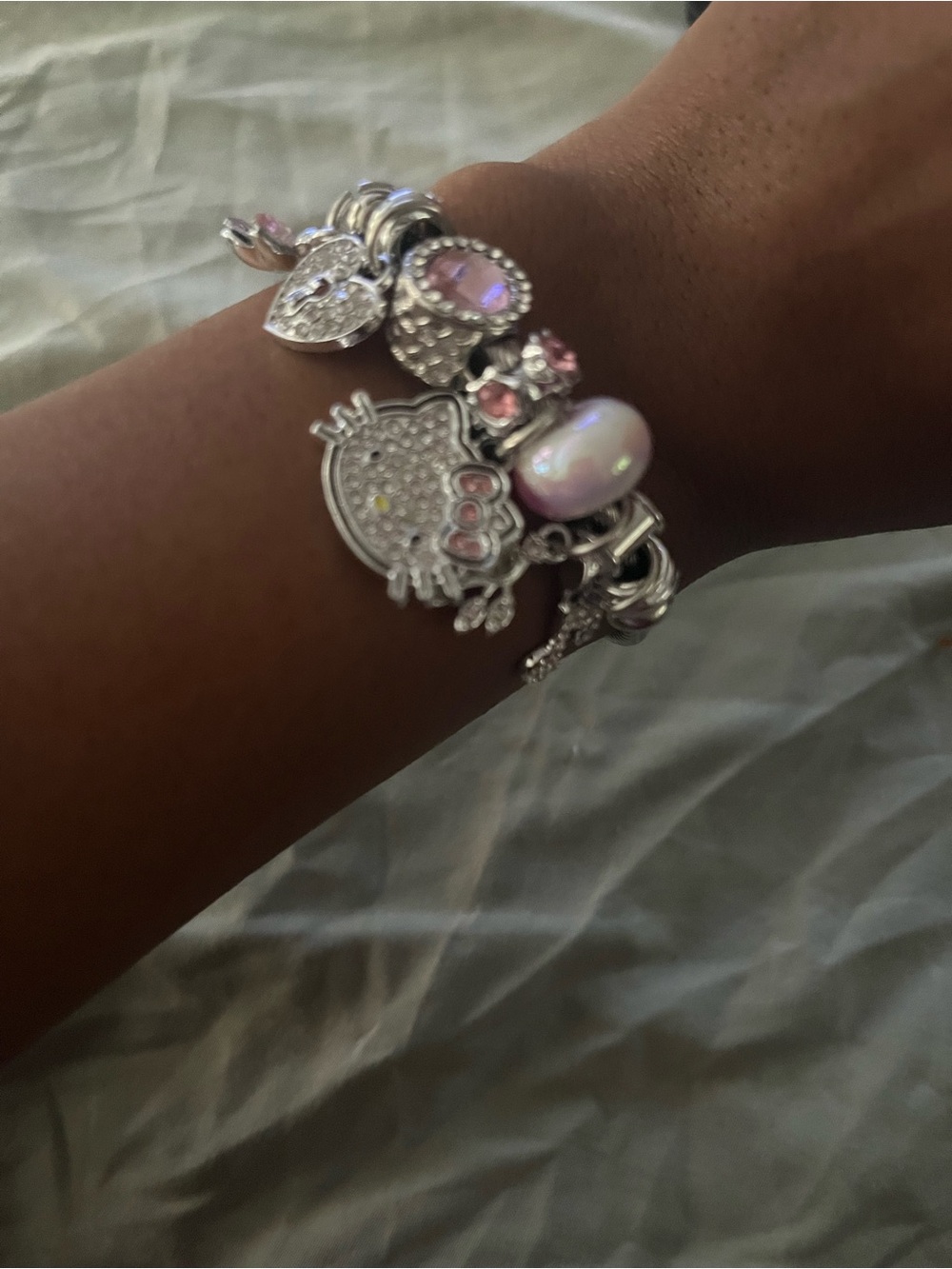 Hello Kitty Silver Charm Bracelet - Picture 3 of 4